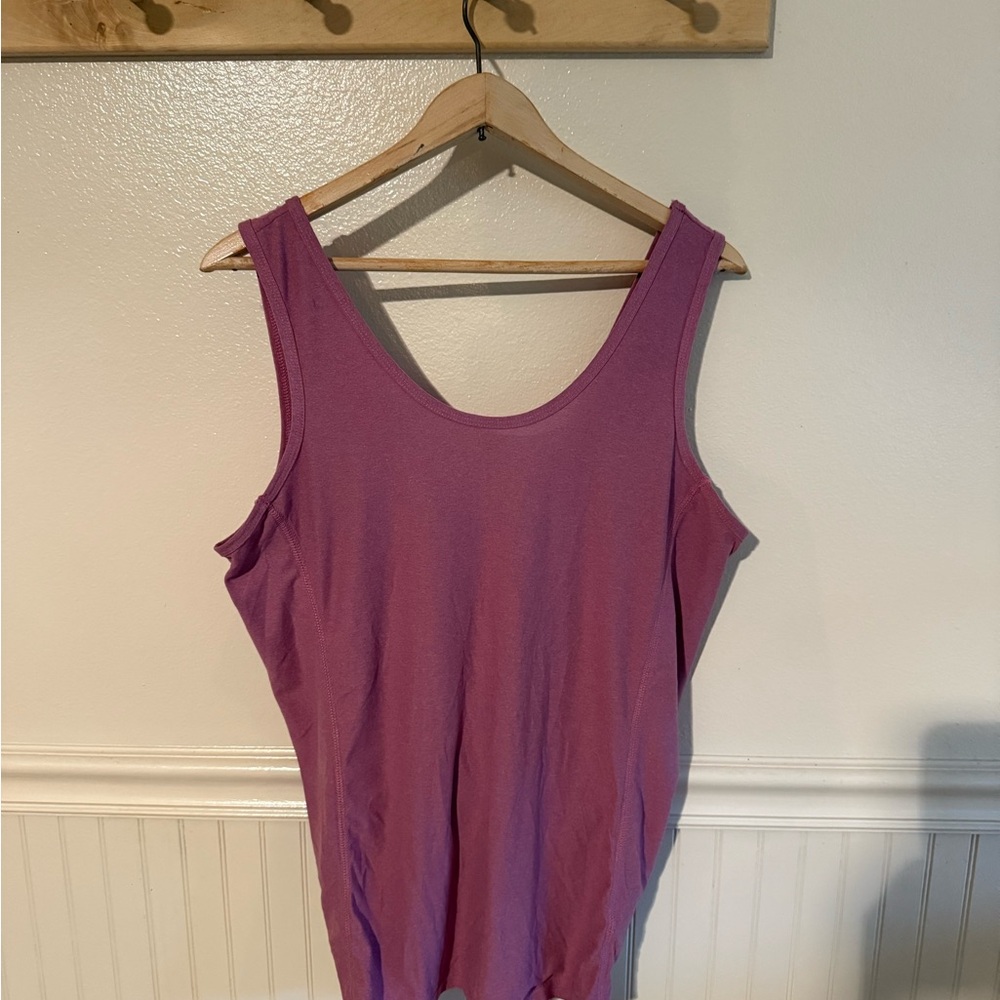Women's Old Navy Active Light Purple Workout Tie Back Tank Top- Medium
